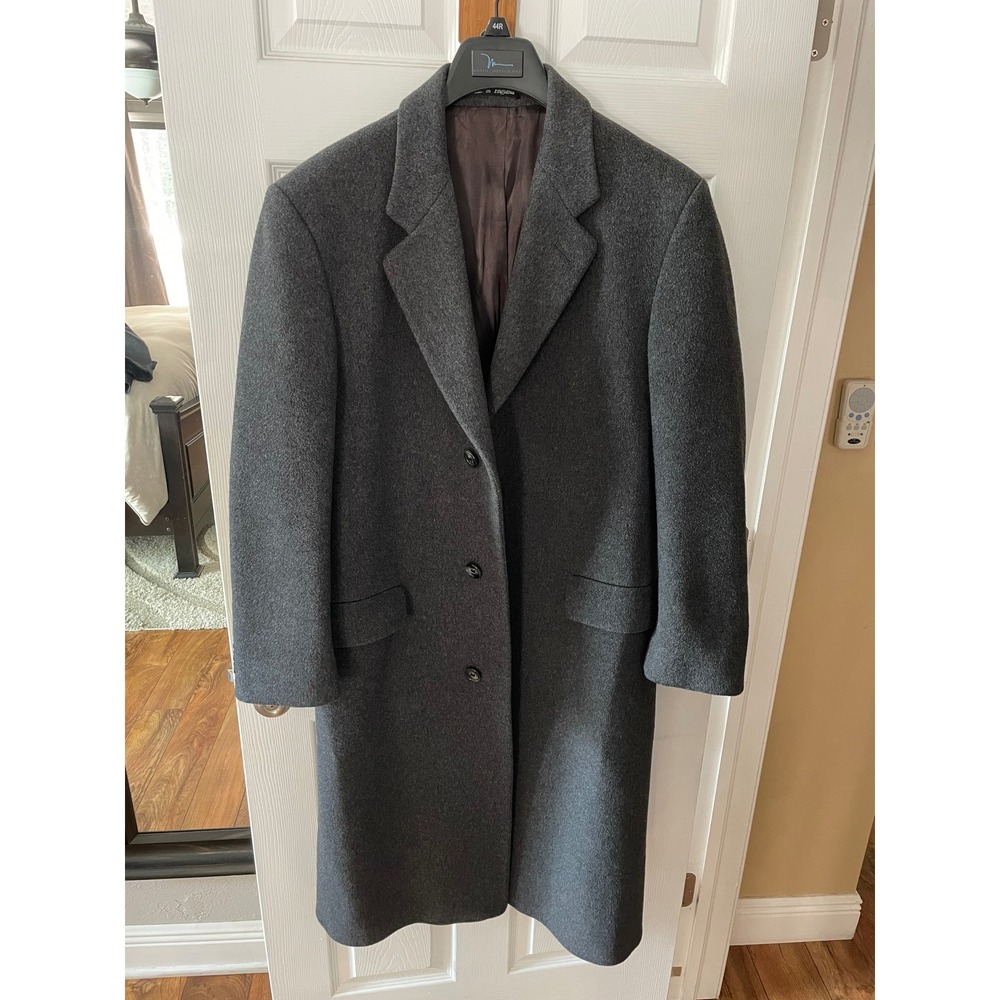 Hammersley Mens 42L Grey Wool Cashmere Blend Made in England